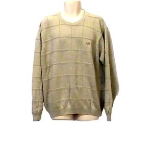 Izod Men's Crew Neck Cable Knit Long Sleeve Sweater Beige Size‎ XXL
